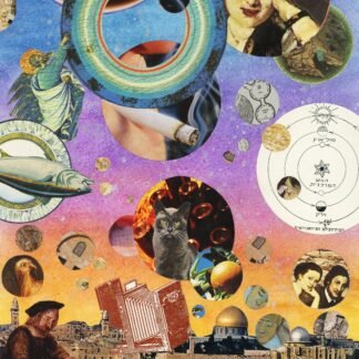Collage made for the poem Glimpses by Studio Shamah for the book Ohelibah